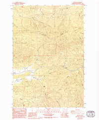 Pluvius Washington Historical topographic map, 1:24000 scale, 7.5 X 7.5 Minute, Year 1986