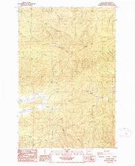 Pluvius Washington Historical topographic map, 1:24000 scale, 7.5 X 7.5 Minute, Year 1986