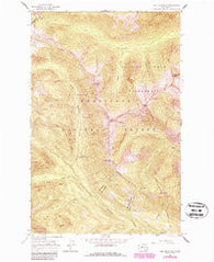 Poe Mountain Washington Historical topographic map, 1:24000 scale, 7.5 X 7.5 Minute, Year 1965