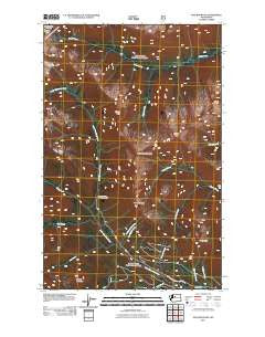 Poe Mountain Washington Historical topographic map, 1:24000 scale, 7.5 X 7.5 Minute, Year 2011