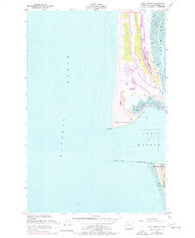 Point Brown Washington Historical topographic map, 1:24000 scale, 7.5 X 7.5 Minute, Year 1955
