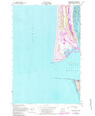Point Brown Washington Historical topographic map, 1:24000 scale, 7.5 X 7.5 Minute, Year 1955