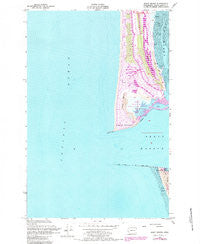 Point Brown Washington Historical topographic map, 1:24000 scale, 7.5 X 7.5 Minute, Year 1955
