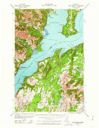 Point Misery Washington Historical topographic map, 1:62500 scale, 15 X 15 Minute, Year 1936