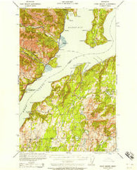 Point Misery Washington Historical topographic map, 1:62500 scale, 15 X 15 Minute, Year 1936