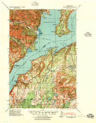 Point Misery Washington Historical topographic map, 1:62500 scale, 15 X 15 Minute, Year 1940