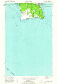 Point Roberts Washington Historical topographic map, 1:24000 scale, 7.5 X 7.5 Minute, Year 1952