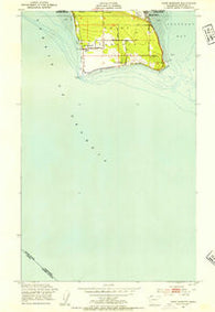 Point Roberts Washington Historical topographic map, 1:24000 scale, 7.5 X 7.5 Minute, Year 1952