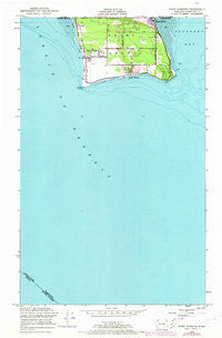 Point Roberts Washington Historical topographic map, 1:24000 scale, 7.5 X 7.5 Minute, Year 1952