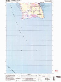 Point Roberts Washington Historical topographic map, 1:24000 scale, 7.5 X 7.5 Minute, Year 1997