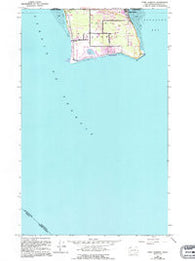 Point Roberts Washington Historical topographic map, 1:24000 scale, 7.5 X 7.5 Minute, Year 1952