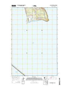 Point Roberts Washington Current topographic map, 1:24000 scale, 7.5 X 7.5 Minute, Year 2014
