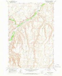 Poisel Butte NW Washington Historical topographic map, 1:24000 scale, 7.5 X 7.5 Minute, Year 1965
