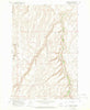 Poisel Butte Washington Historical topographic map, 1:24000 scale, 7.5 X 7.5 Minute, Year 1965