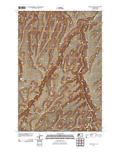 Poisel Butte Washington Historical topographic map, 1:24000 scale, 7.5 X 7.5 Minute, Year 2011