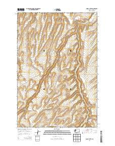 Poisel Butte Washington Current topographic map, 1:24000 scale, 7.5 X 7.5 Minute, Year 2013