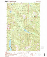 Polallie Ridge Washington Historical topographic map, 1:24000 scale, 7.5 X 7.5 Minute, Year 1989