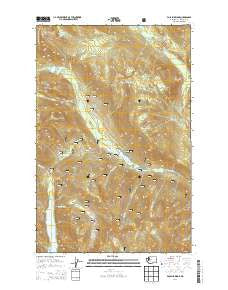 Polallie Ridge Washington Current topographic map, 1:24000 scale, 7.5 X 7.5 Minute, Year 2014