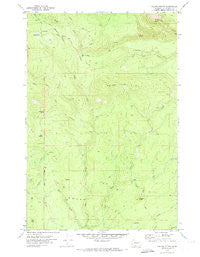 Poland Butte Washington Historical topographic map, 1:24000 scale, 7.5 X 7.5 Minute, Year 1970