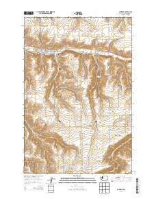 Pomeroy Washington Current topographic map, 1:24000 scale, 7.5 X 7.5 Minute, Year 2013