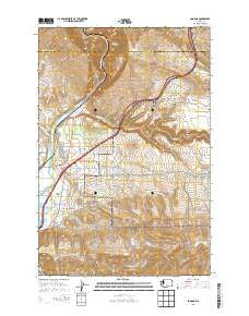 Pomona Washington Current topographic map, 1:24000 scale, 7.5 X 7.5 Minute, Year 2013