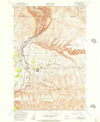 Pomona Washington Historical topographic map, 1:24000 scale, 7.5 X 7.5 Minute, Year 1953