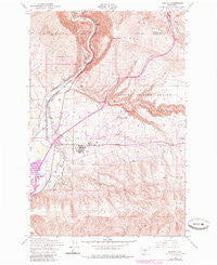 Pomona Washington Historical topographic map, 1:24000 scale, 7.5 X 7.5 Minute, Year 1953