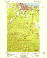 Port Angeles Washington Historical topographic map, 1:24000 scale, 7.5 X 7.5 Minute, Year 1950