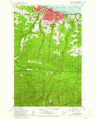 Port Angeles Washington Historical topographic map, 1:24000 scale, 7.5 X 7.5 Minute, Year 1961