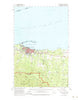 Port Angeles Washington Historical topographic map, 1:62500 scale, 15 X 15 Minute, Year 1961