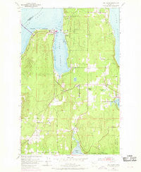 Port Gamble Washington Historical topographic map, 1:24000 scale, 7.5 X 7.5 Minute, Year 1953