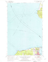 Port Townsend North Washington Historical topographic map, 1:24000 scale, 7.5 X 7.5 Minute, Year 1953