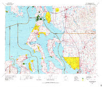 Port Townsend Washington Historical topographic map, 1:100000 scale, 30 X 60 Minute, Year 1975