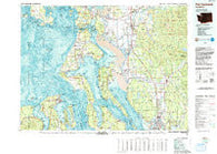 Port Townsend Washington Historical topographic map, 1:100000 scale, 30 X 60 Minute, Year 1993