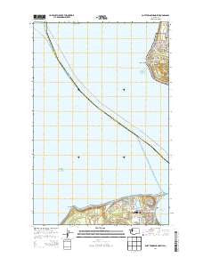 Port Townsend North Washington Current topographic map, 1:24000 scale, 7.5 X 7.5 Minute, Year 2014