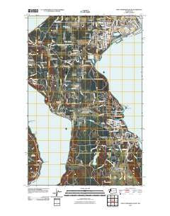 Port Townsend South Washington Historical topographic map, 1:24000 scale, 7.5 X 7.5 Minute, Year 2011