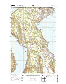 Port Townsend South Washington Current topographic map, 1:24000 scale, 7.5 X 7.5 Minute, Year 2014