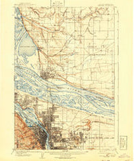 Portland Oregon Historical topographic map, 1:62500 scale, 15 X 15 Minute, Year 1905