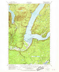 Potlatch Washington Historical topographic map, 1:62500 scale, 15 X 15 Minute, Year 1952