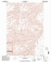 Potter Hill Washington Historical topographic map, 1:24000 scale, 7.5 X 7.5 Minute, Year 1995