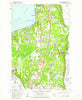 Poverty Bay Washington Historical topographic map, 1:24000 scale, 7.5 X 7.5 Minute, Year 1961