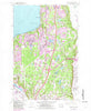 Poverty Bay Washington Historical topographic map, 1:24000 scale, 7.5 X 7.5 Minute, Year 1961