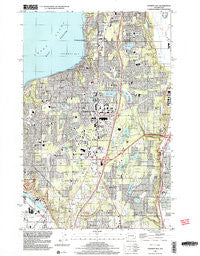 Poverty Bay Washington Historical topographic map, 1:24000 scale, 7.5 X 7.5 Minute, Year 1997