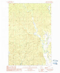 Prices Peak Washington Historical topographic map, 1:24000 scale, 7.5 X 7.5 Minute, Year 1990