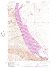 Priest Rapids Washington Historical topographic map, 1:24000 scale, 7.5 X 7.5 Minute, Year 1948