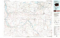 Priest Rapids Washington Historical topographic map, 1:100000 scale, 30 X 60 Minute, Year 1979
