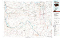 Priest Rapids Washington Historical topographic map, 1:100000 scale, 30 X 60 Minute, Year 1979