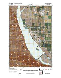 Priest Rapids Washington Historical topographic map, 1:24000 scale, 7.5 X 7.5 Minute, Year 2011