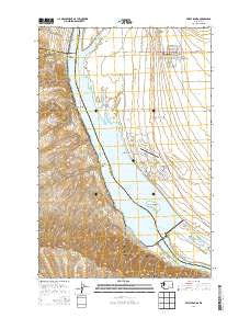 Priest Rapids Washington Current topographic map, 1:24000 scale, 7.5 X 7.5 Minute, Year 2014
