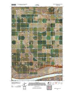 Priest Rapids NE Washington Historical topographic map, 1:24000 scale, 7.5 X 7.5 Minute, Year 2011
